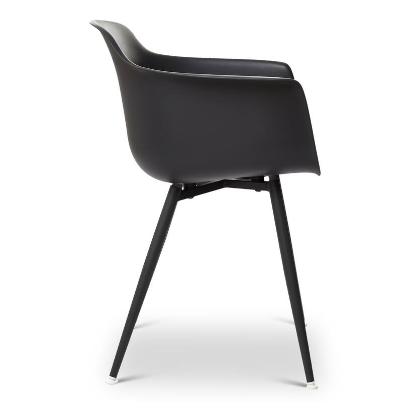 Dana Arm Chair - Set of 4 - Black Frame
