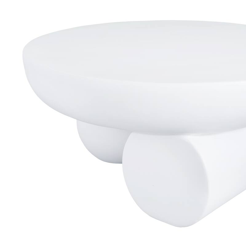 Christopher Knight Home - Obsidian Modern Sculptural Round Coffee Table