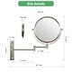 preview thumbnail 22 of 20, 8 inch Double-Sided Framed Wall Mounted Magnifying Bathroom Mirror