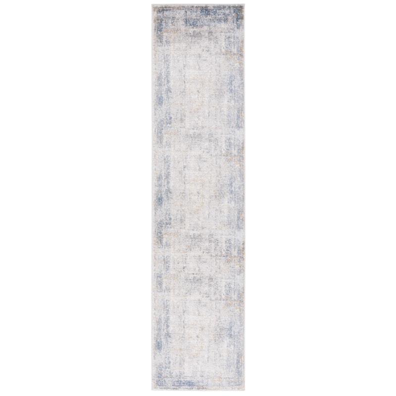 SAFAVIEH Palma Felicie Modern Abstract Rug - 2'2" x 9' Runner - Beige/Light Blue