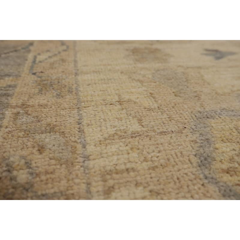 Oushak Turkish Area Rug Hand-Knotted Oriental Wool Carpet - 9'2"x 12'0"