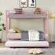 preview thumbnail 4 of 16, Sturdy Metal Bunk Bed, Twin over Twin with Trundle