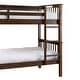 preview thumbnail 26 of 26, Walker Edison Como Solid Wood Mission Twin Convertible Bunk Bed