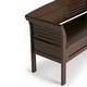 preview thumbnail 34 of 32, WYNDENHALL Raleigh SOLID WOOD 49 inch Wide Contemporary Entryway Storage Bench - 49 W x 18 D x 27 H