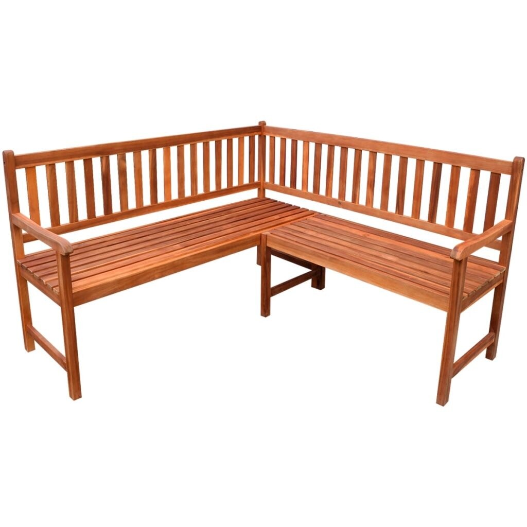 Shop Vidaxl Acacia Wood Garden Corner Bench Oil Finished Outdoor