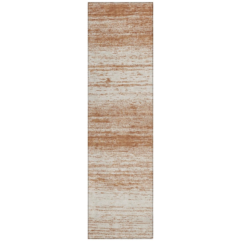 Machine Washable Indoor/ Outdoor Chantille Ombre Stripes Rug
