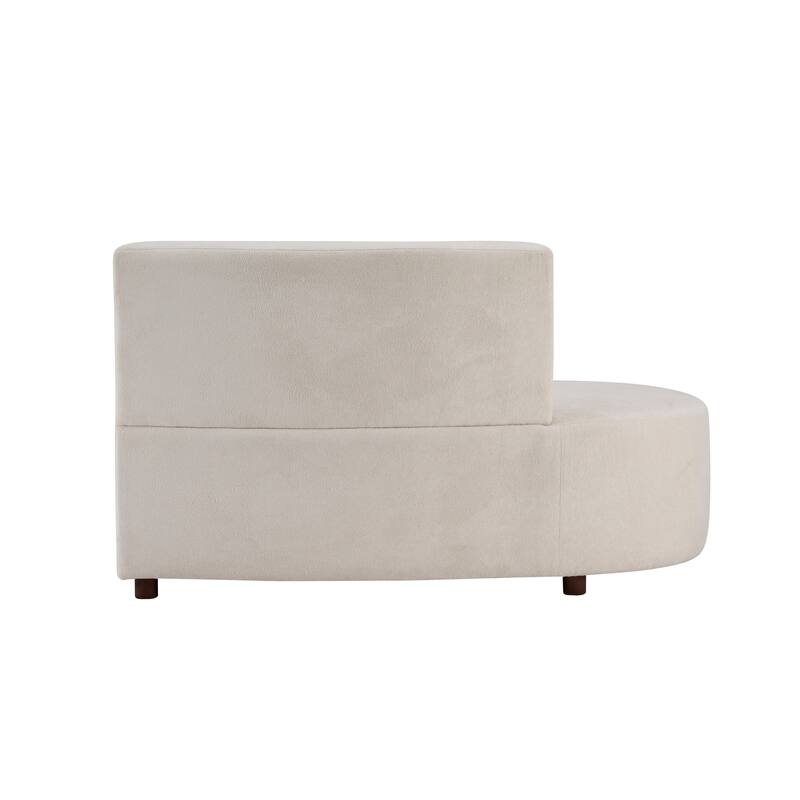 Christopher Knight Home - Luna Modern Upholstered Curved Sofa with Modular Design