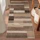 Miranda Haus Geometric Modern Patchwork Polypropylene Indoor Area Rug