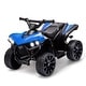 preview thumbnail 13 of 16, Kids ATV 4 Wheeler Quad Electric Vehicles with LED Lights Music Blue