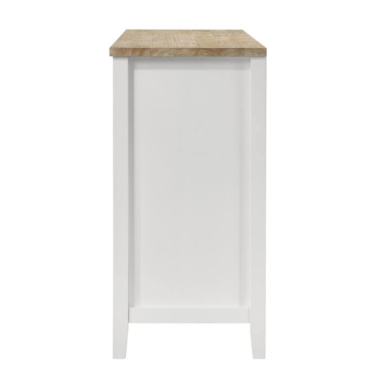 Prager Brown and White 2-door Dining Sideboard