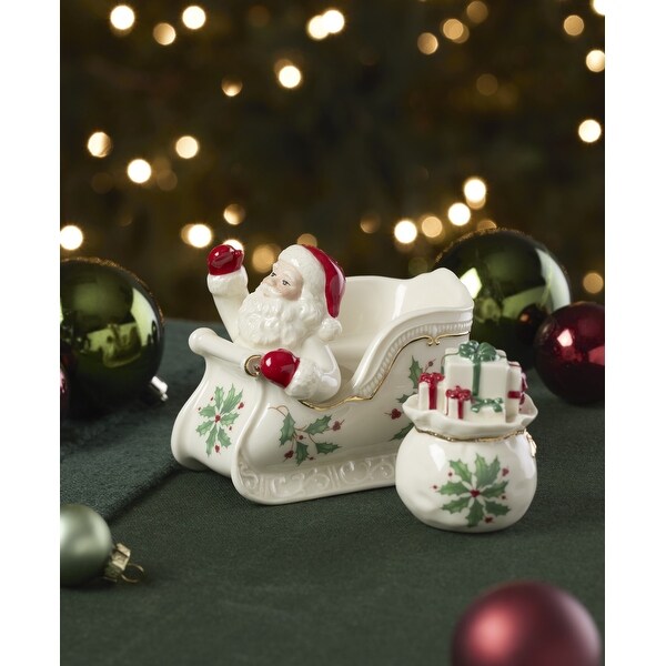 Lenox Holiday Santa & Presents Salt and Pepper Shakers - Thumbnail 4