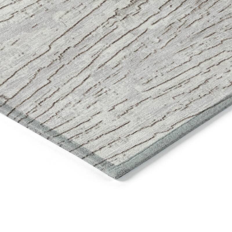 HomeRoots Striped Transitional Rectangle Outdoor Rug