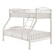 preview thumbnail 49 of 64, Calexico VersaFlex Metal Bunk Bed by iNSPIRE Q Junior Twin over Full - White