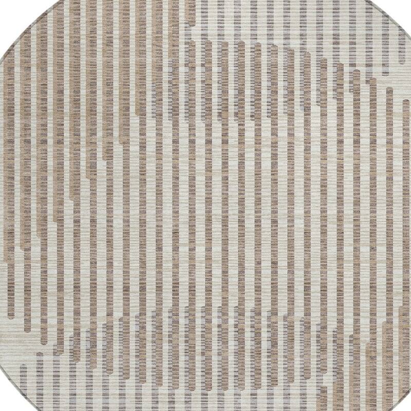 HomeRoots Geometric Transitional Rectangle Outdoor Rug