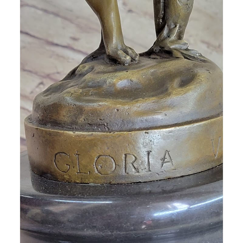 Gloria Victis Angel Bronze Statue Sculpture Figure Art By Mercie 26 Inches X 12 Inches