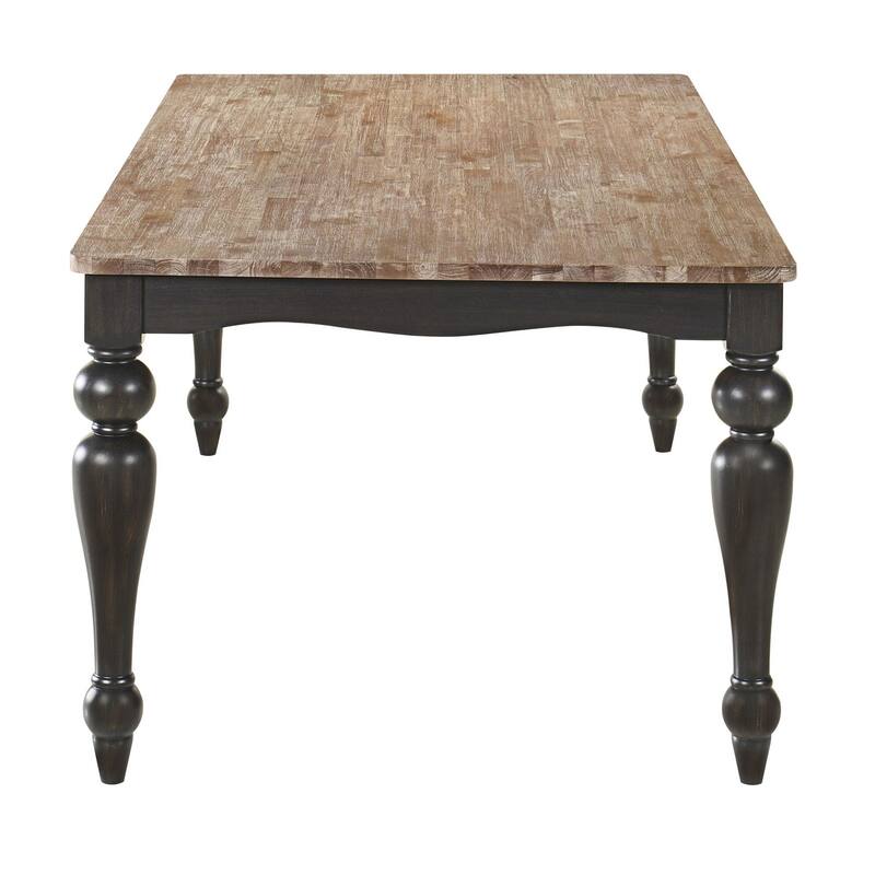 Kyle Brown Brushed and Charcoal Sandthrough 5-piece Dining Set