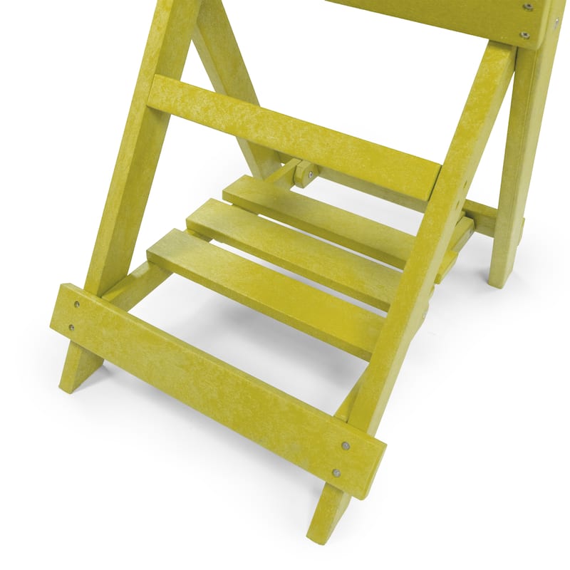 Patagonia Fully Assembled All-Weather Recycled HDPE Outdoor Folding Bar table