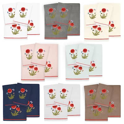 Authentic Hotel and Spa Turkish Cotton Polly 4 PC Towel Set