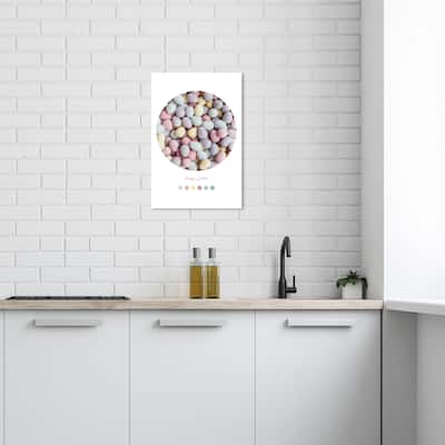 Wynwood Studio Prints Holiday and Seasonal Easter Palette Yellow and Light Yellow Farmhouse Wall Art Canvas Print