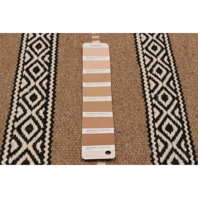 Boho Tan Kilim 5'0" x 7'10" - 5'0 x 7'10