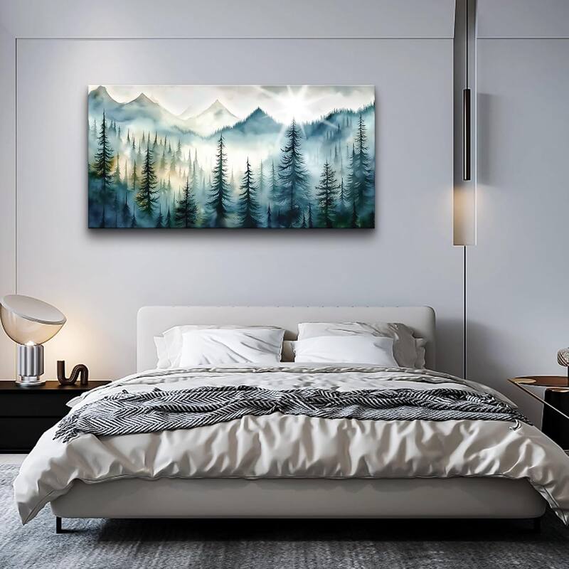 Decor Artwork Blue Abstract Wall Decorations
