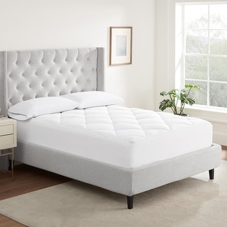 Serta Luxury Soft Comfort Mattress Pad - White