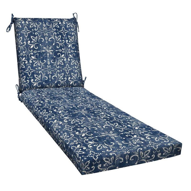 Textured Chaise Lounge Cushion - 22.5" wide x 70" long x 45" deep x 3.5" thick - Boheme