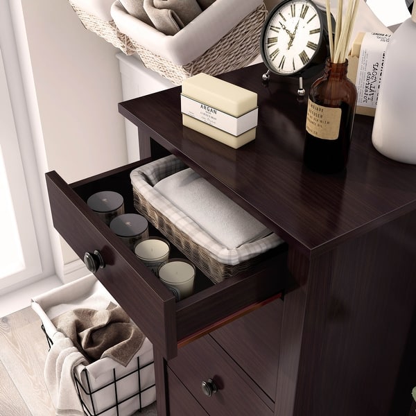 DH BASIC Slim 5-Drawer Storage Chest by Denhour - Bed Bath & Beyond -  35103301
