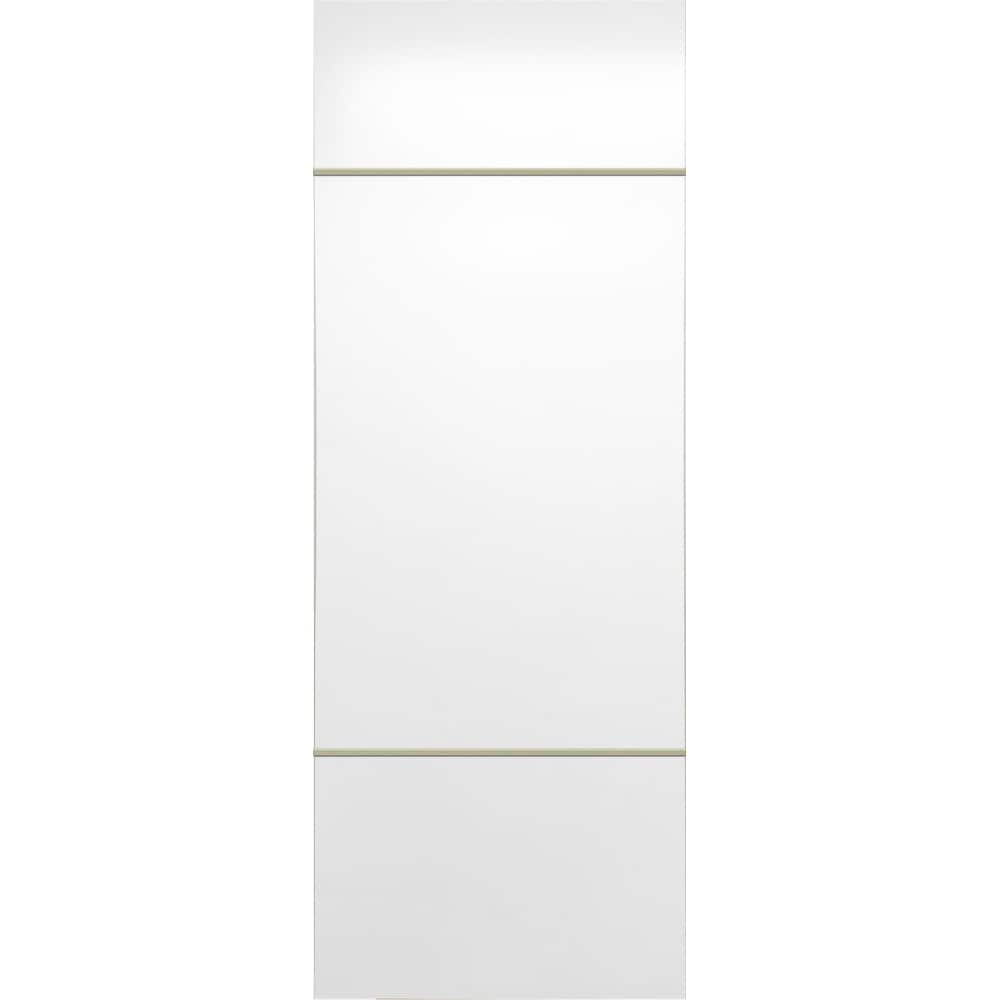 Valusso Design Painted Solid Core Door Slab Largo White Gold Lines ...