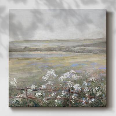 Soft Summer Meadow II-Gallery Wrapped Canvas