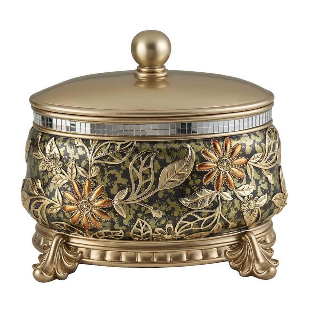 9 Inch Chrysanthemum Resin Jewelry Box