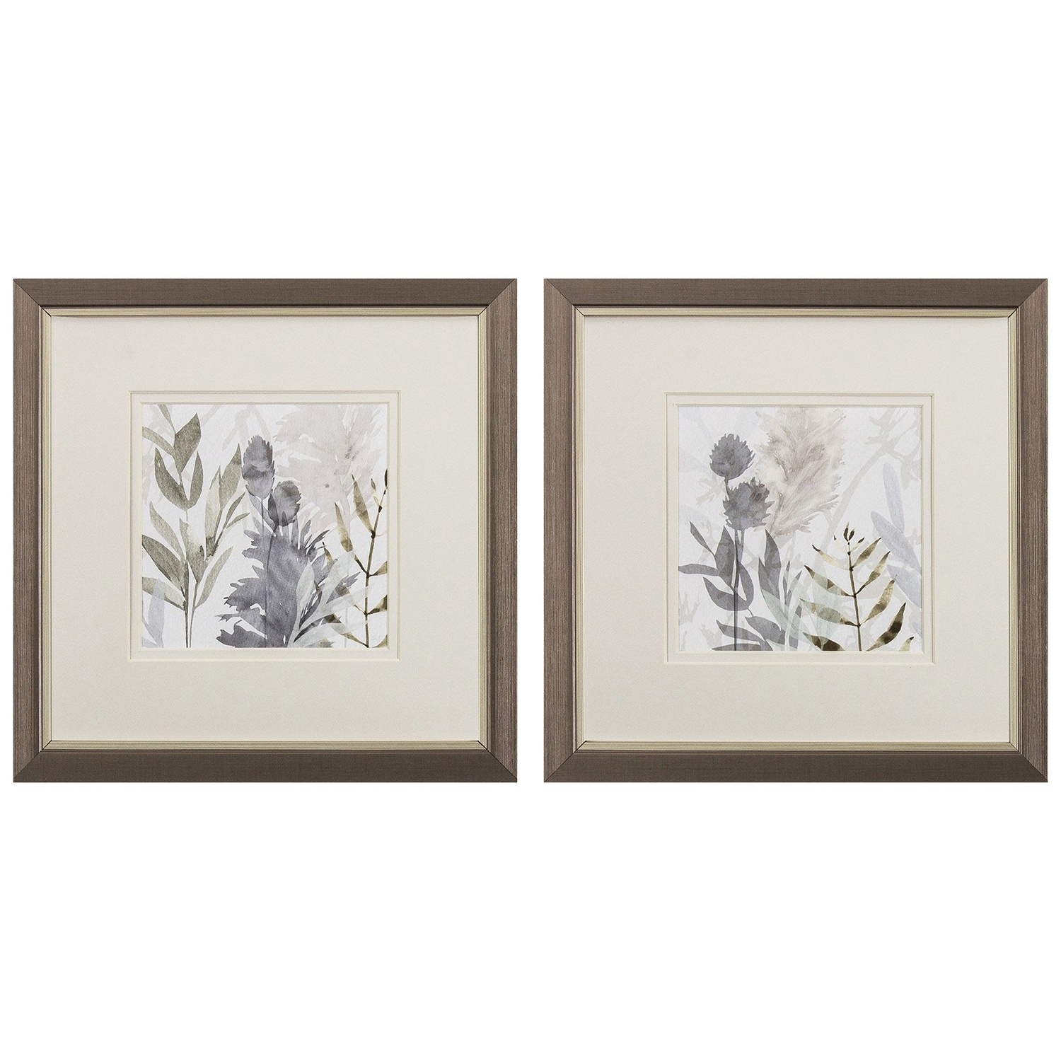 Propac Images Shadow Woods Set of 2 Wall Art - Grey