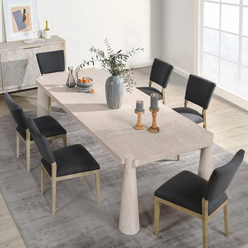 Classic Home Atrop 102" Oak Wood Dining Table