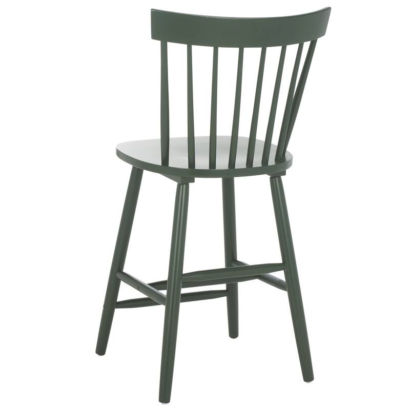SAFAVIEH Biddie 24-inch Spindle Farmhouse Counter Stool (Set of 2) - 20" W x 21" D x 39" H - 20"W x 21"D x 39"H