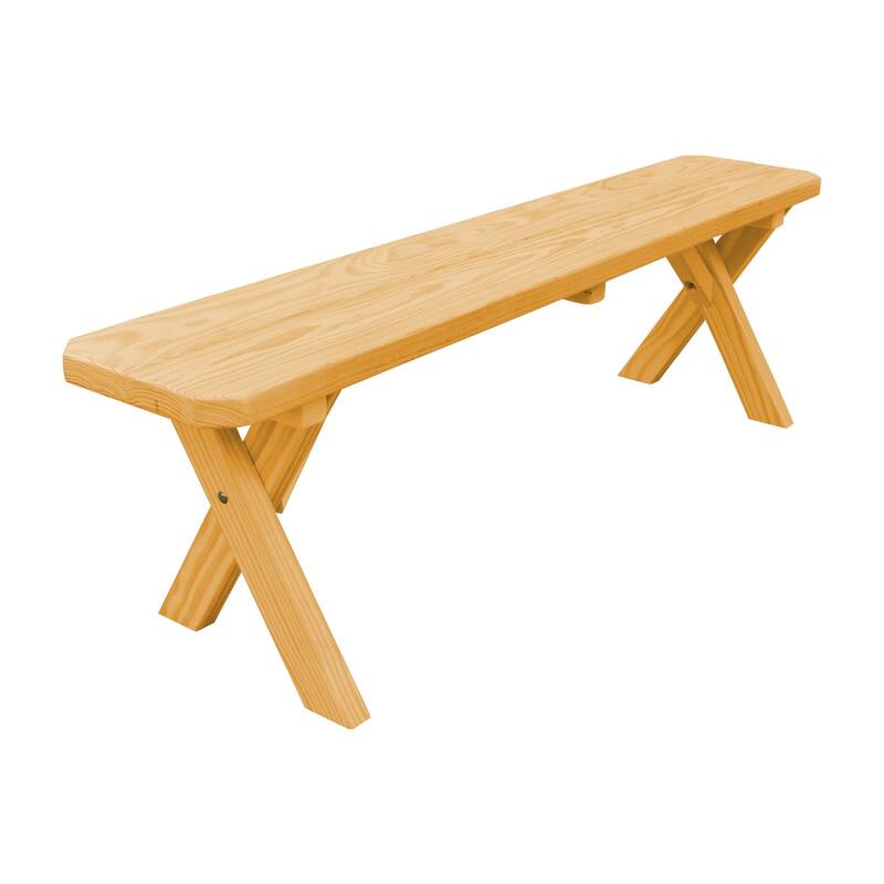Pine 5' Crossleg Bench