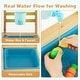 preview thumbnail 6 of 7, Costway Wooden Play Kitchen Set, Outdoor Kid's Mud Kitchen with Faucet - See Details
