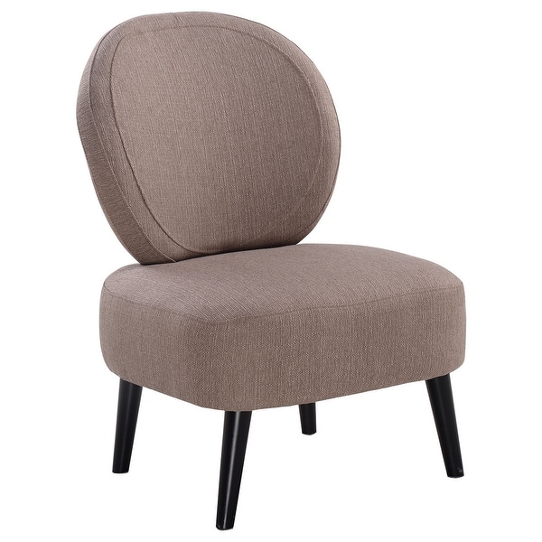 Shop Costway Armless Accent Chair Round Back Dining Chair Home Living Room Furniture - Free 