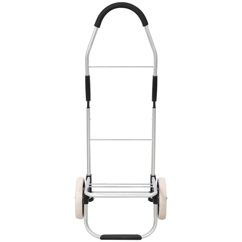 Shopping Trolley with Wheels, Trolley Black Foldable Shopping Cart, Removable Shopping Oxford Waterproof Bag