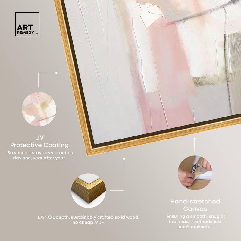 Pistachio Pink II Canvas by Art Remedy