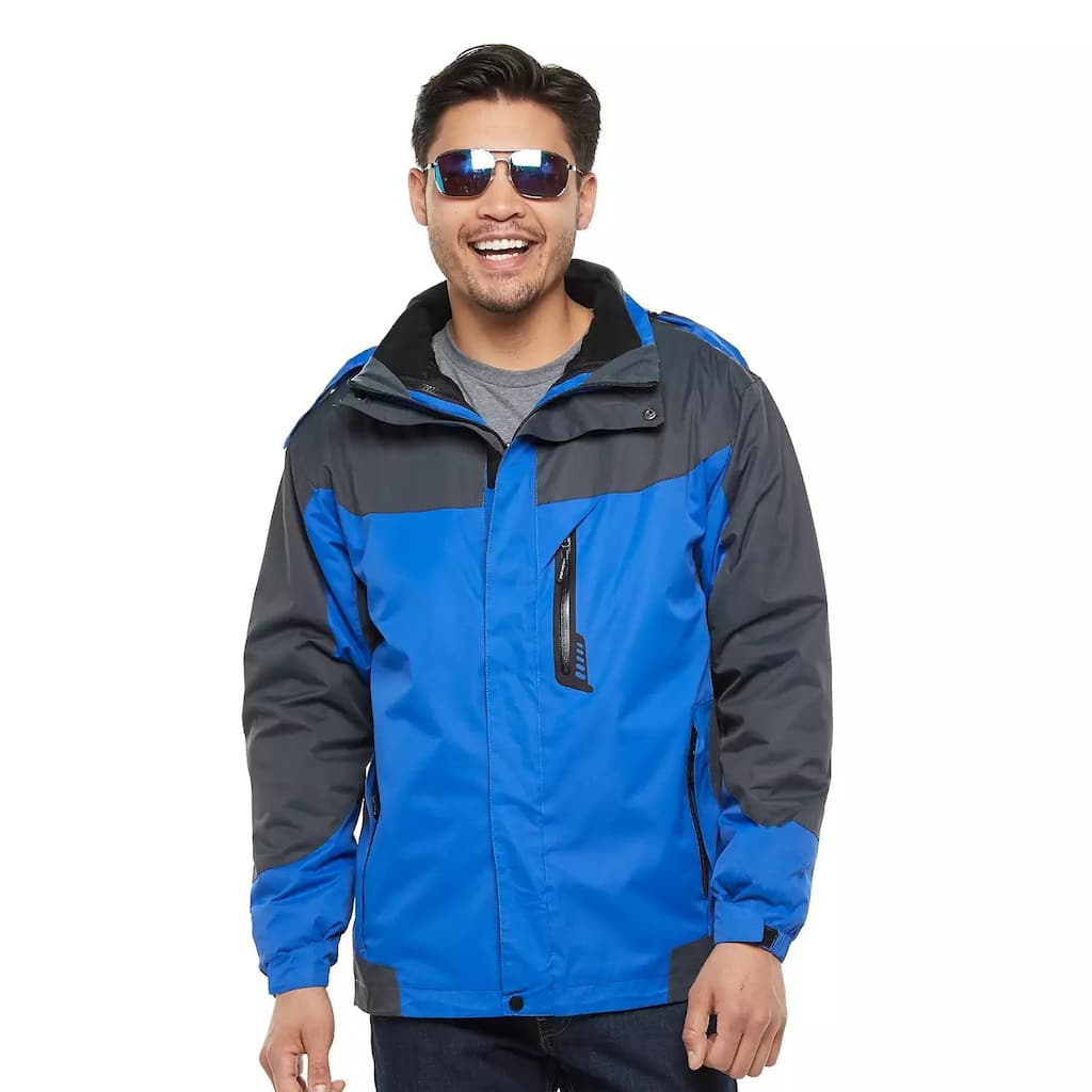 Victory Outfitters Men's Three in One Insulated Water Resistant Jacket
