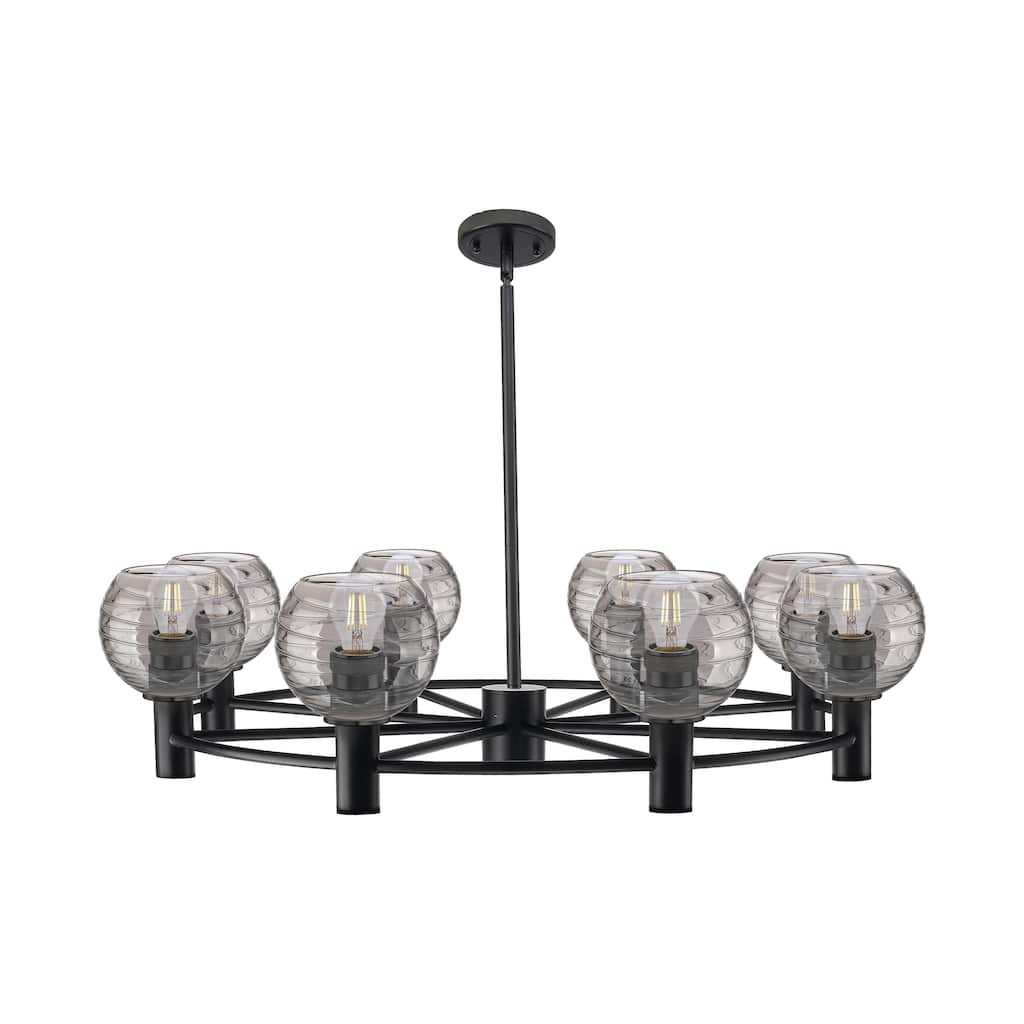 Innovations Lighting Downtown Urban - Crown Point - 8 Light 36" Stem Hung Chandelier