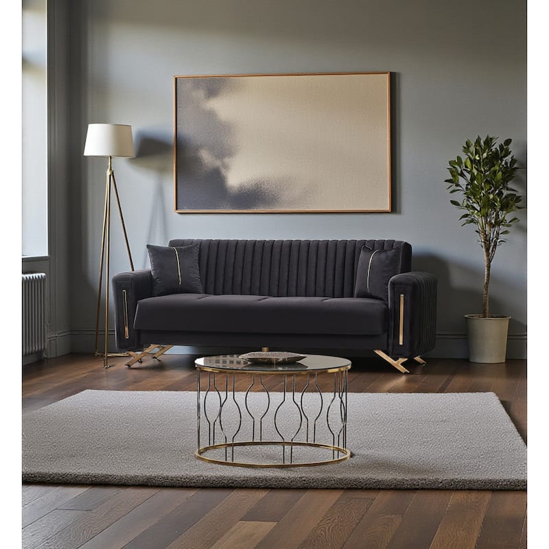 Zelvion 4 Pieces Living Room Sets 2 Sofa 2 Chair