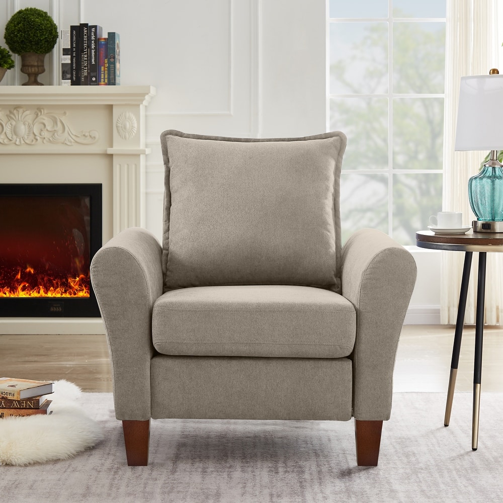 Modern Accent Chair Comfy Upholstered Armchair for Living Room