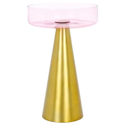 SAFAVIEH Jannette Round Accent Table - 13 In. W x 13 In. D x 20 In. H - 13Wx13Dx20H