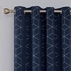 preview thumbnail 2 of 86, Deconovo Decorative Silver Diamond Curtains (2 Panel)