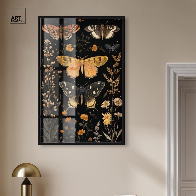 Winged Visitors II Shadowbox by Art Remedy