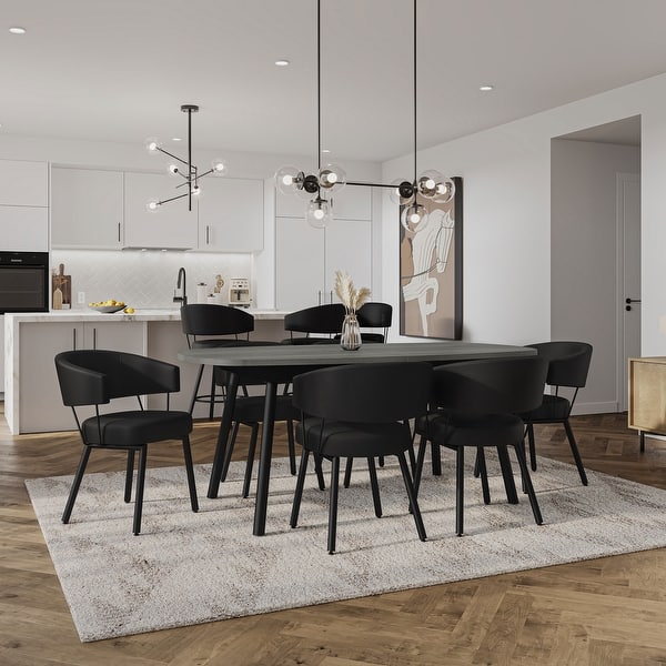 Amisco Gibson Table and Corey Chairs 7-Piece Dining Set On Sale