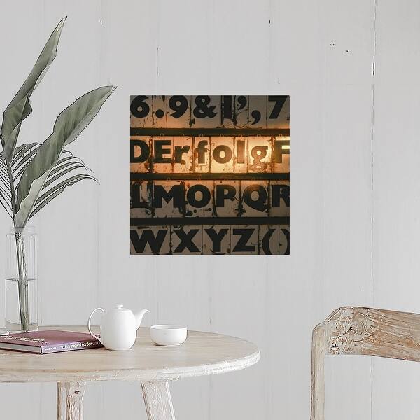 Shop German Word For Success Spelled Out Of Type Case Letters