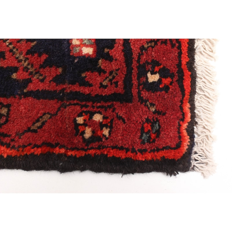 ECARPETGALLERY Hand-knotted Anadol Red Wool Rug - 4'9 x 5'7