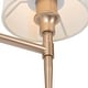 preview thumbnail 15 of 15, Barr Mid-Century Modern Gold Bathroom Vanity Light Dimmable Fabric Wall Sconces